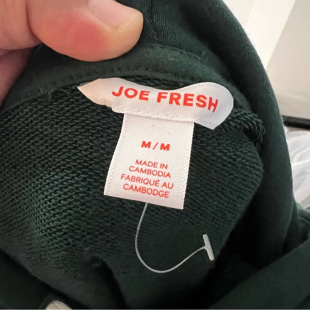NWOT Joe Fresh two piece lounge wear set hoodie and jogging pants womenโs medium - Picture 12 of 14